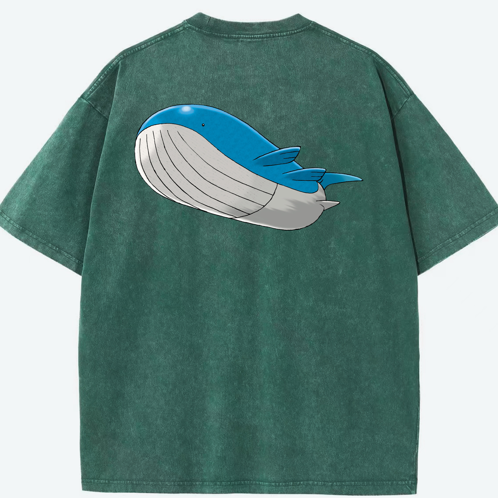 （画像用） ポケットモンスター Pokémon 綿100% ヴィンテージ風 半袖Tシャツ（背面プリント）